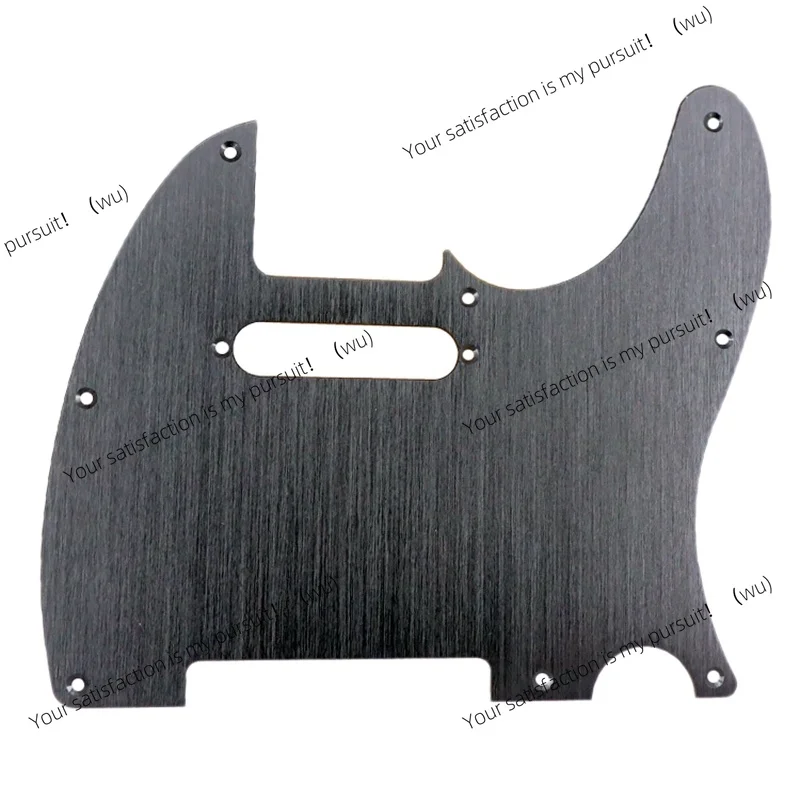 for Standard Telecaster Pickguard Replacement Black 8 Hole Tele Guitar Pickguard Metal Pick Guard