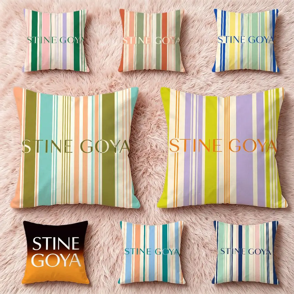 Stine Goya Cushion Cover Pillow Multi‑size Short Plush Pillow Cute Simple Style For Living Room Bedroom Birthday Gift