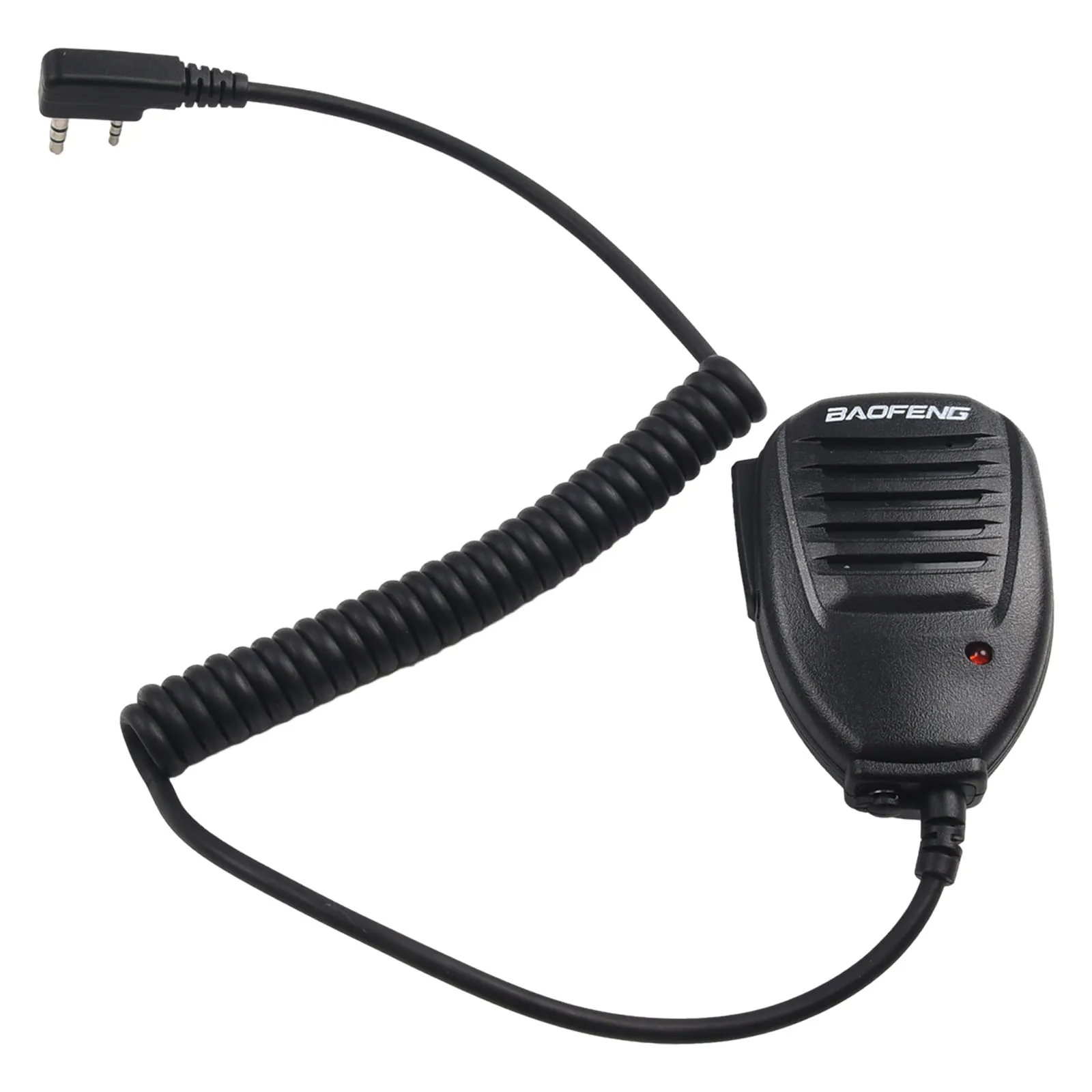 Duurzame Luidsprekermicrofoon Walkie-Talkie 3.5Mm/2.5Mm Jack BF-888S Zwart Handheld Microfoon Radio Luidsprekergereedschap