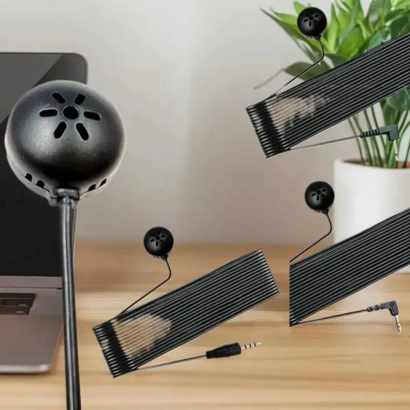 1Pcs Mini 3.5mm Wired Microphone For Car Stereo Audio Hands-free Mic For Paste Type Mini Microfono Car Microphone