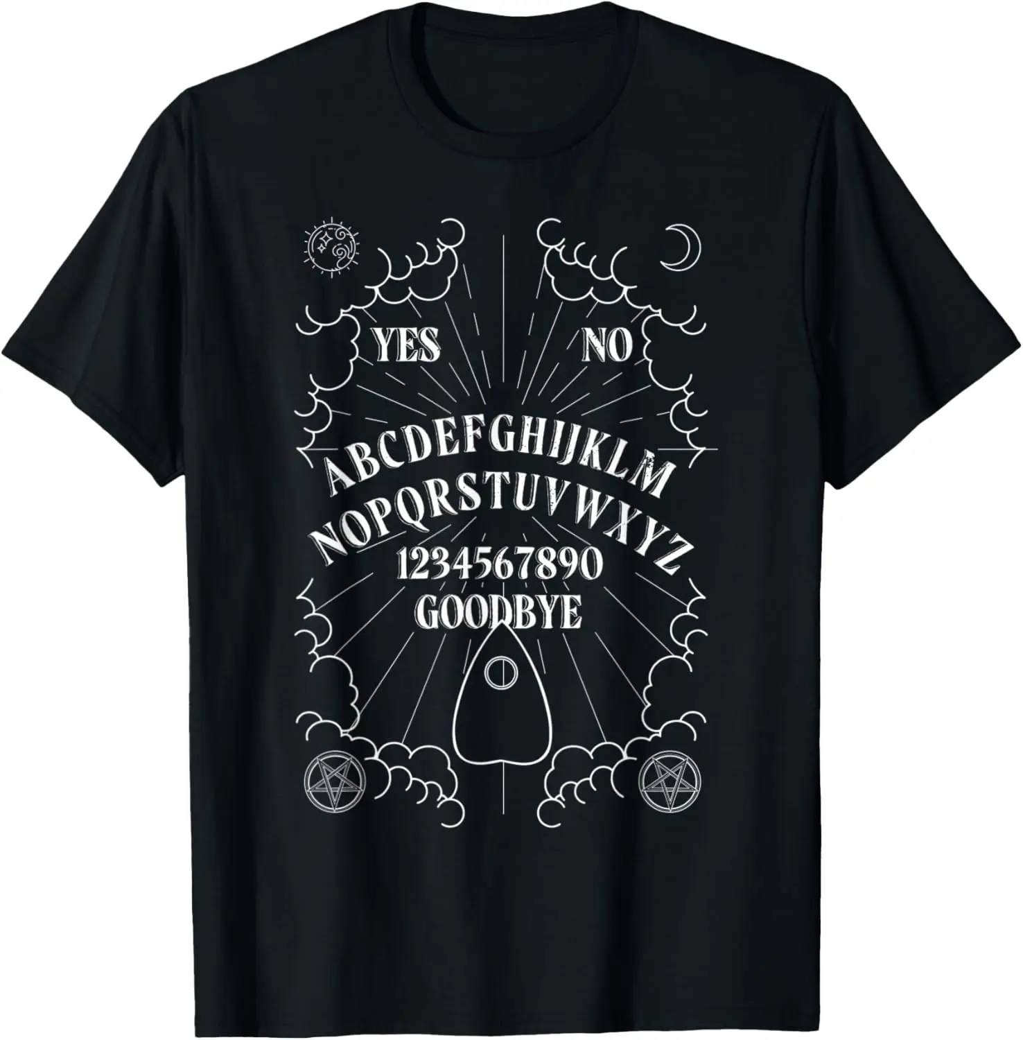 Ouija Board Wiccan Grunge Clothes Alt Clothing Gothic T-Shirt