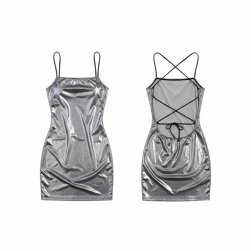 

Sexy Lingerie Bodycon Dress Women's Suspender Tight Bodysuit Sexy Backless Dress Date Nightgown