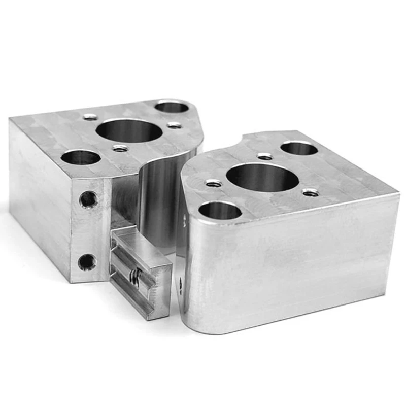 Precision CNC Machining Services Custom CNC Machined Aluminum Alloy Mounting Bracket Block