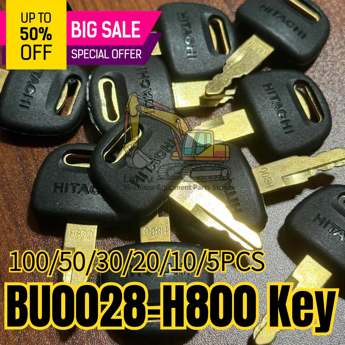 �y�Z�[�����z100 �� �����@��@�L�[�p 50/30/20/10/5 ��? H800 BU0028 �C�O�j�b�V����/�h�A���b�N�L�[ ZAX/ZAXIS EX120-EX200/ZAX210 �O���u�p