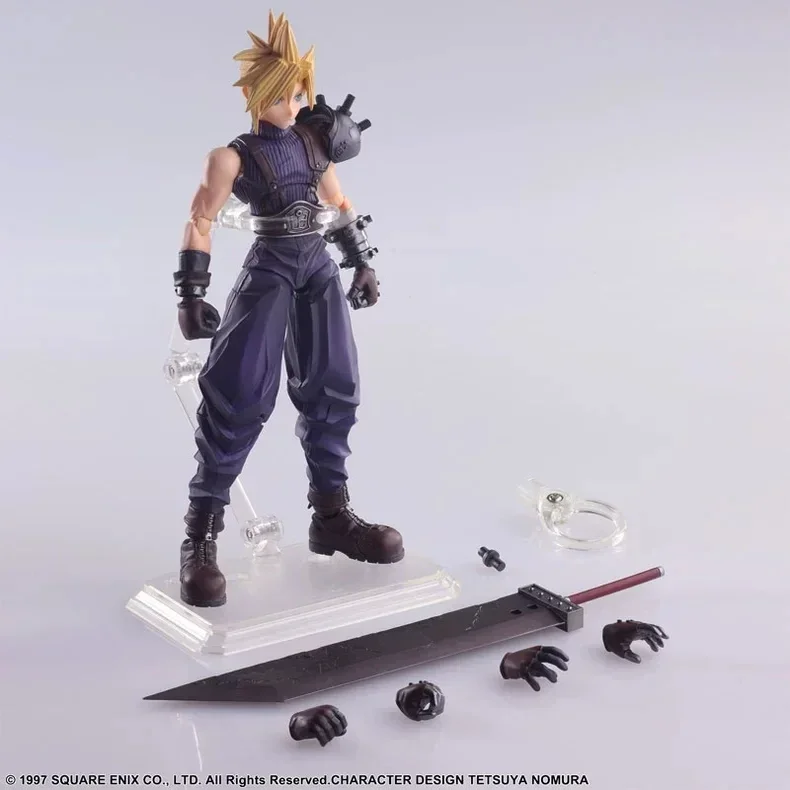 Figurka akcji PLAY ARTS Sephiroth Final Fantasy VII z ruchomymi stawami, model kolekcjonerski, prezent
