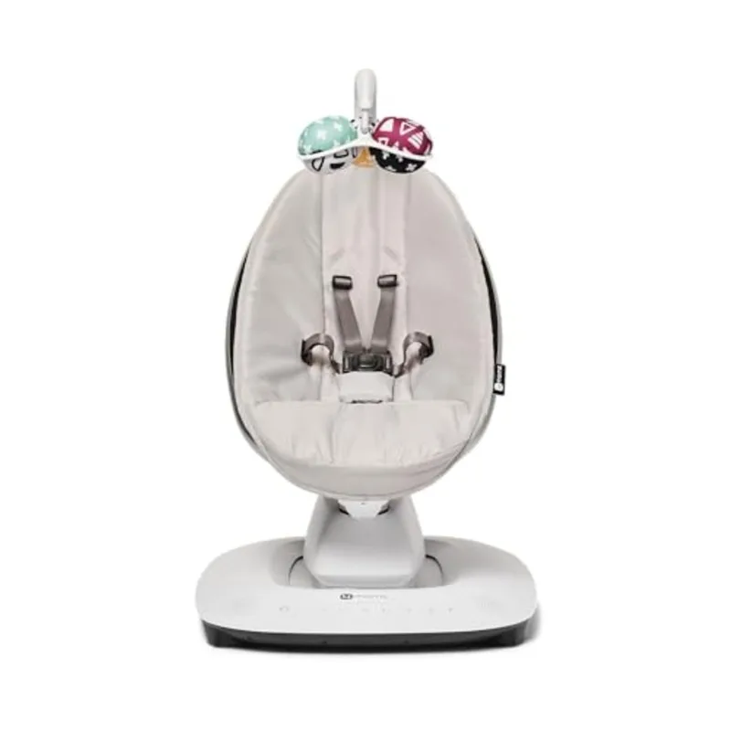 

4moms MamaRoo Multi-Motion Baby Swing, Bluetooth Enabled with 5 Unique Motions, Grey