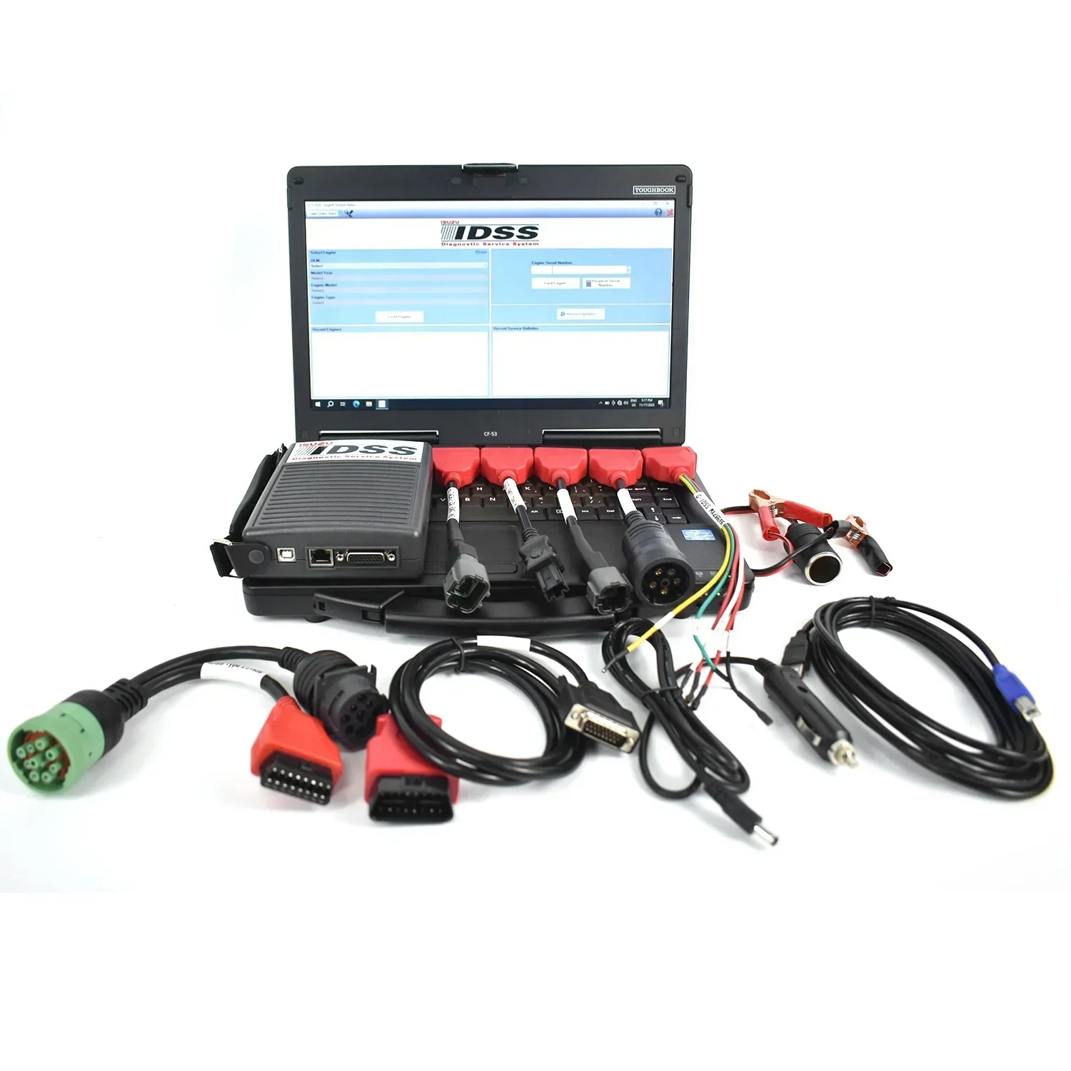

2025 Hot Sale CF53 Laptop for IDSS III G-IDSS E-IDSS for ISUZU Diesel Engine Truck Excavator Vehicles EURO6/5 Diagnostic Tool