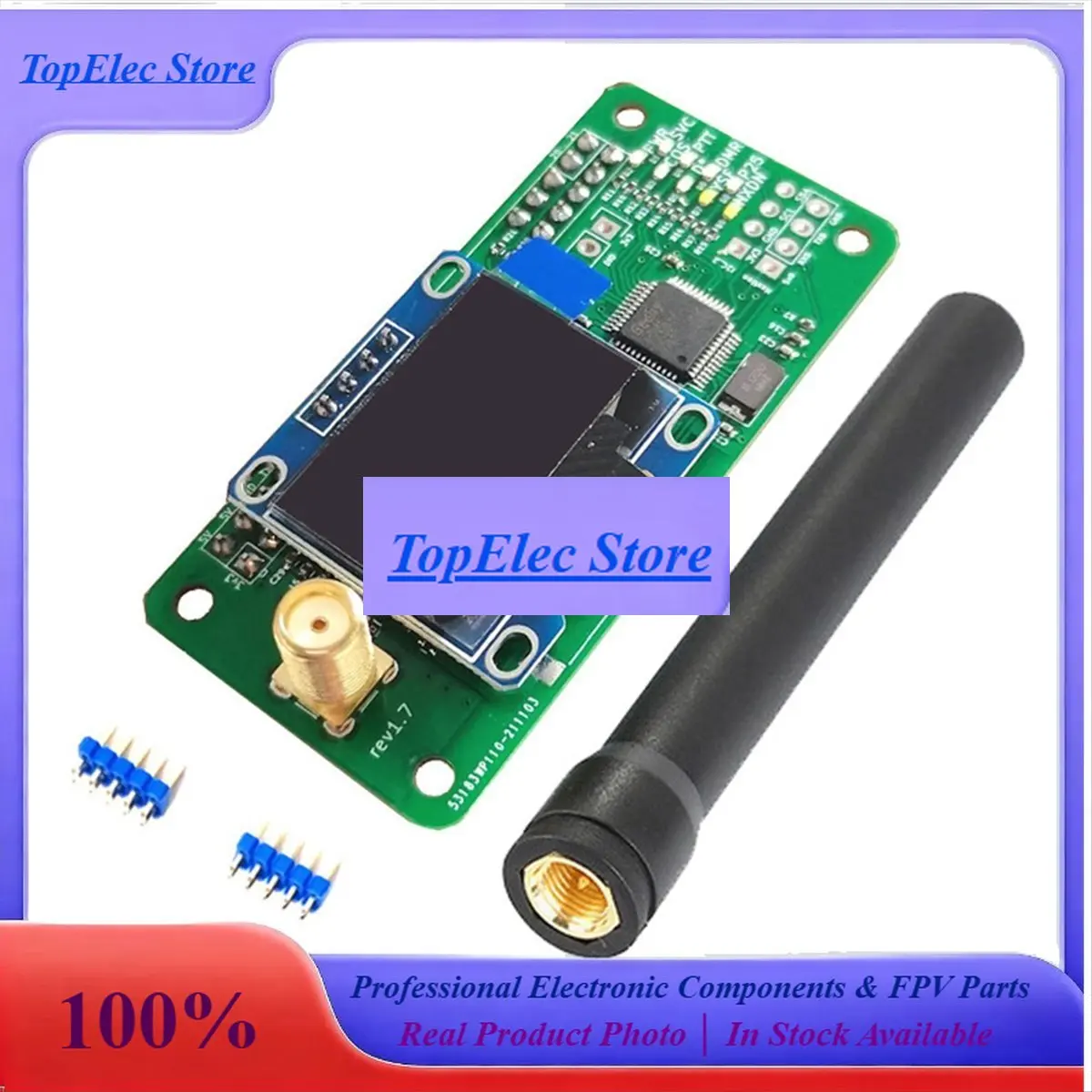 TopEsA72Z 1.7 Version Hotspot Board With Antenna Support P25 DMR VHF UHF For