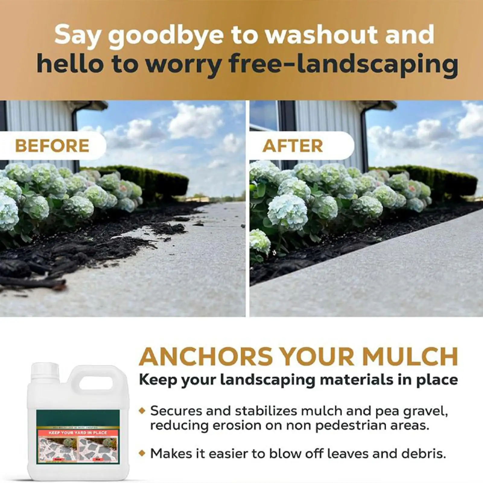 Cola de rocha forte pedra adesiva pasta de cascalho agente de ligação invisível caminho natural seixos paisagismo jardim garagem reparação