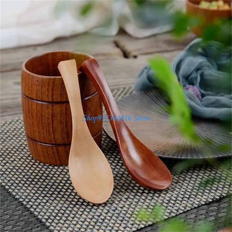 Elegant Wooden Spoon Ergonomic Dishwasher Safe Suitable For Hot Dishes