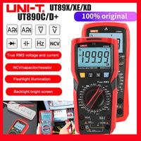 UNI-T UT89X UT89XD UT890C Professional Digital Multimeter True RMS NCV 20A Current AC DC Voltmeter Capacitance Resistance Tester