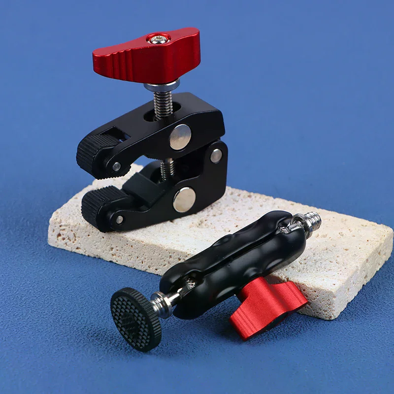 ダブルボールヘッドマジックアームクランプ アルミ合金製 1/ - Monitor Arm Clamp のレビューと価格