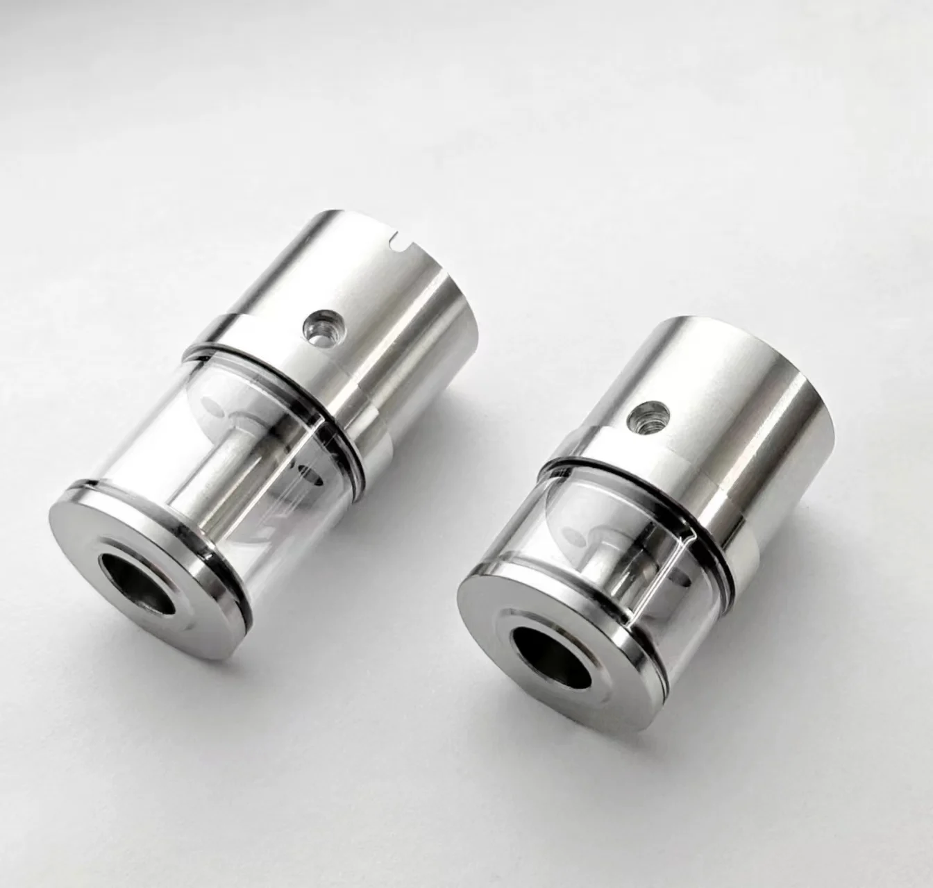 YFTK Style All- in- One Cap for Flash E-vapor V4.5s+ RTA, V4.5 316ss Cap Stainless Steel Tool Parts