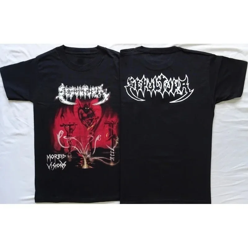 SEPULTURA Roots T-shirt con stampa grafica T-shirt oversize da uomo T-shirt per magliette grafiche T-shirt unisex Y2k Hombre