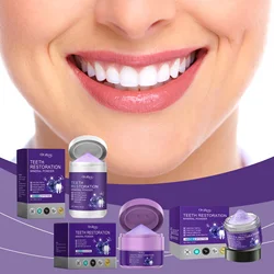 Whitening Purple Toothpaste Dental Color Corrector Remove Tartar Plaque Repair Gum Cleaning Bad Breath Tooth Brightening Powder