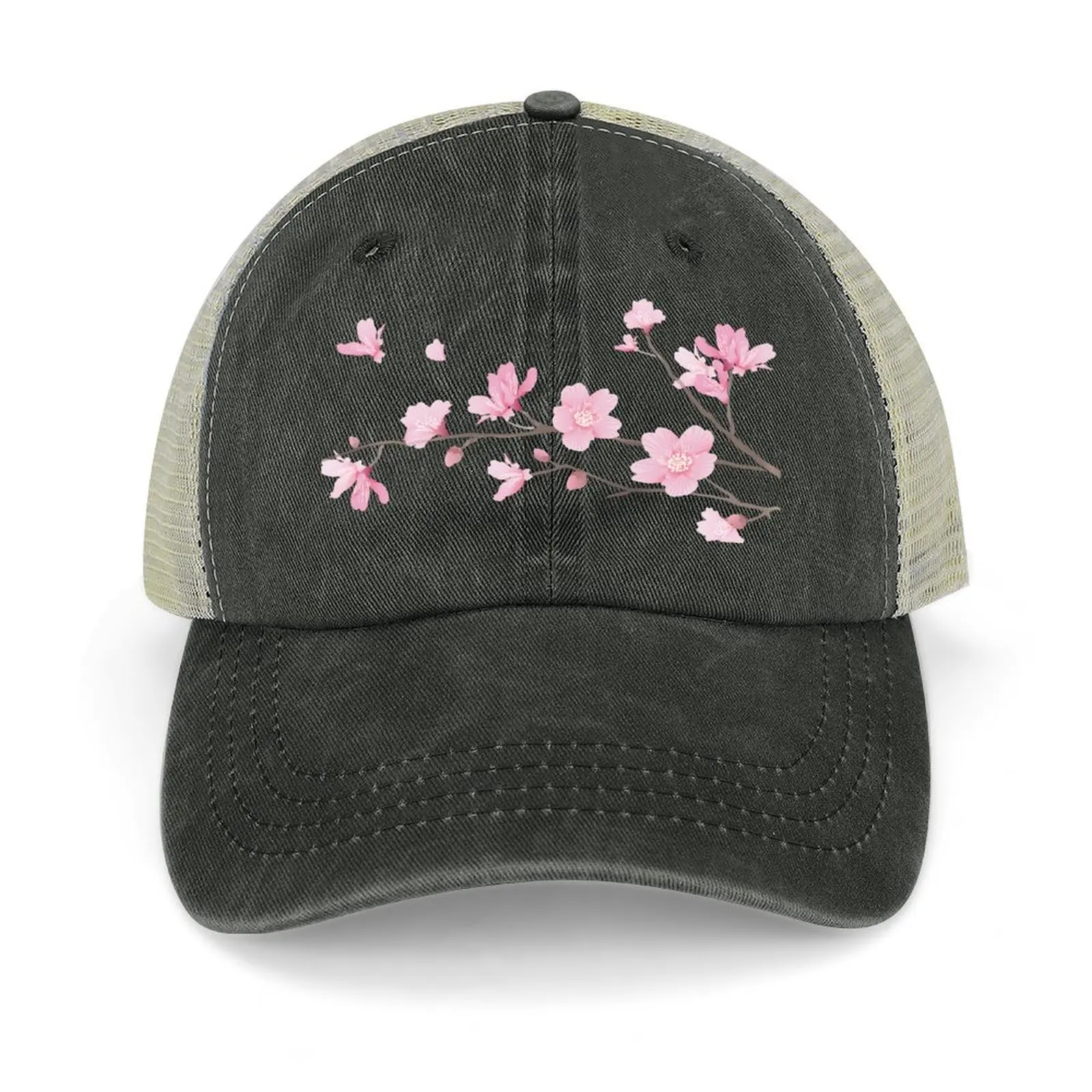 

Cherry Blossom flower plant - Transparent Background Baseball Cap Trucker Cap Icon Uv Protection Solar Hat Men Golf Wear Women's