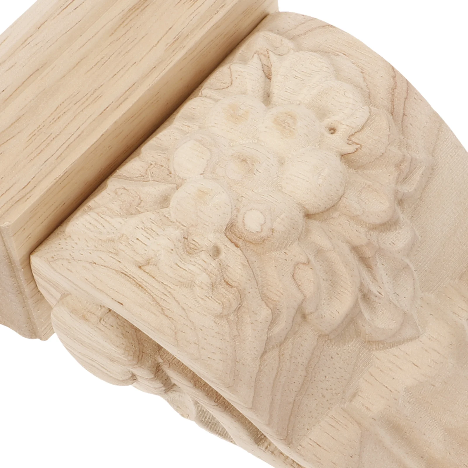 

Decorative Wood Corbel Carved Solid Wood Furniture Foot Small Bracket for Cabinet European Style