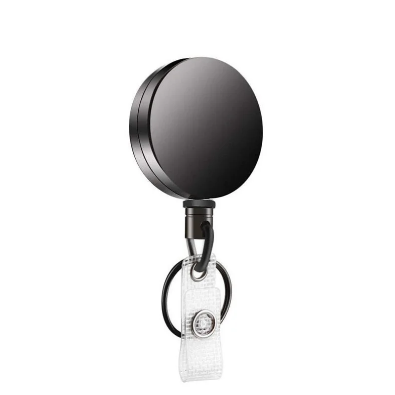 Diebstahlsicherer und leicht ausziehbarer Schlüsselanhänger mit Schnalle, Gürtelclip und quadratischem Design – Auto-Schlüsselanhänger-Zubehör