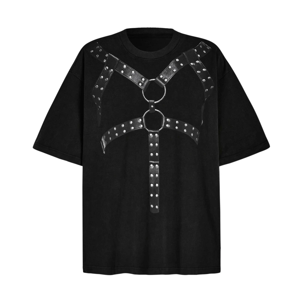 Oversized Loose T-shirt For Women T Shirts Harajuku Punk Grunge Vintage Short Sleeve Y2k Tops 2024 Summer Streetwear Gothic Tees