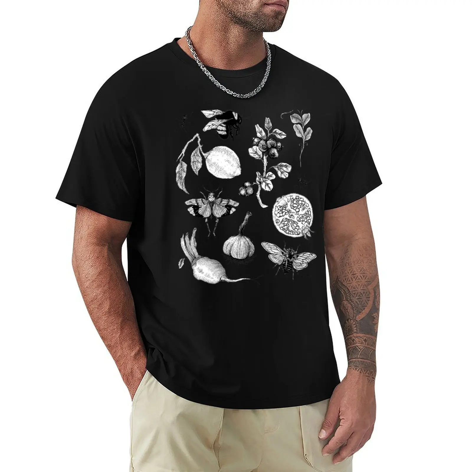 

The Garden T-Shirt anime shirts graphic tees shirts graphic tee Clothing mens cotton t shirts
