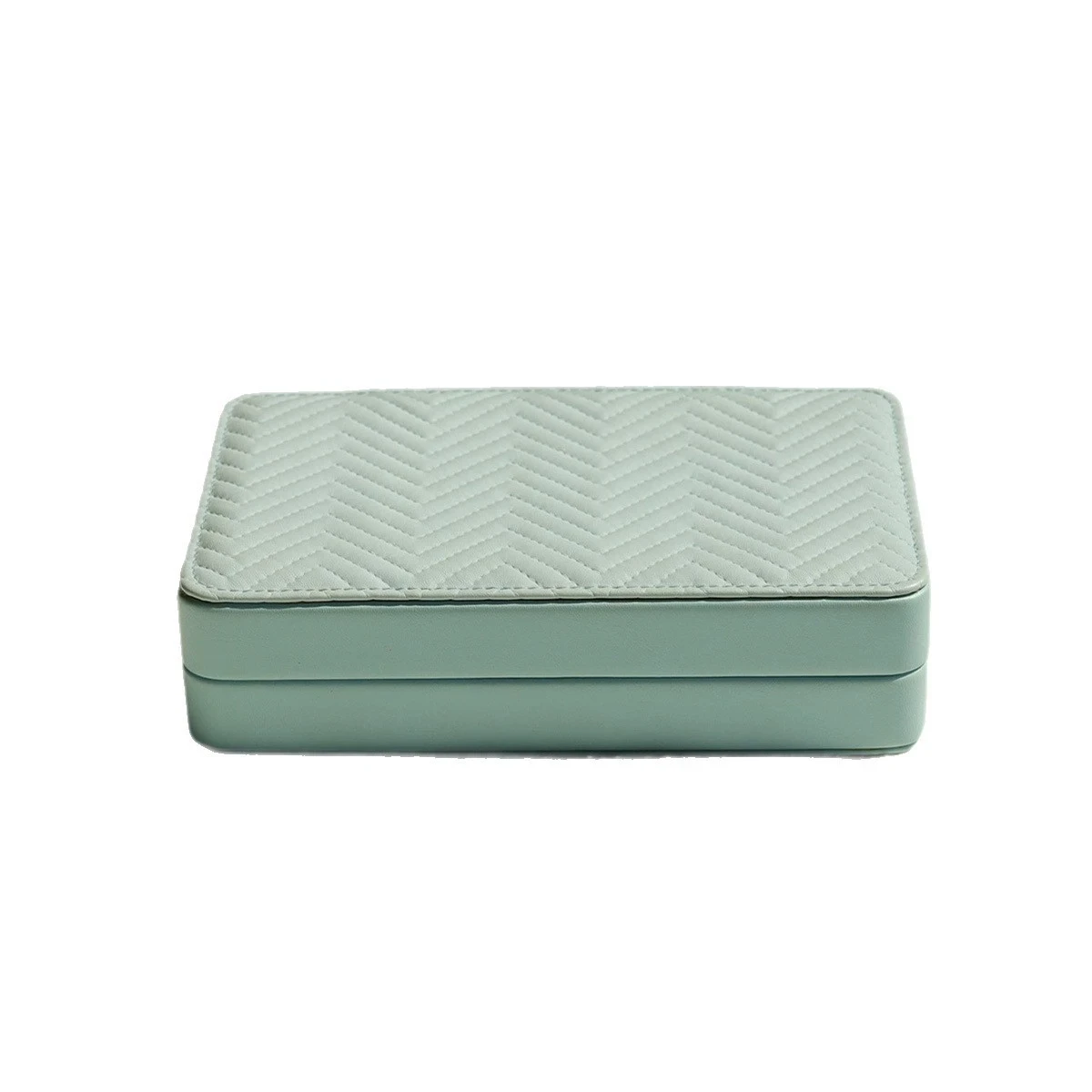 صندوق مجوهرات الأزياء بو الجلود قلادة سوار أقراط الطوق صناديق التخزين السفر المحمولة حالات تغليف الهدايا