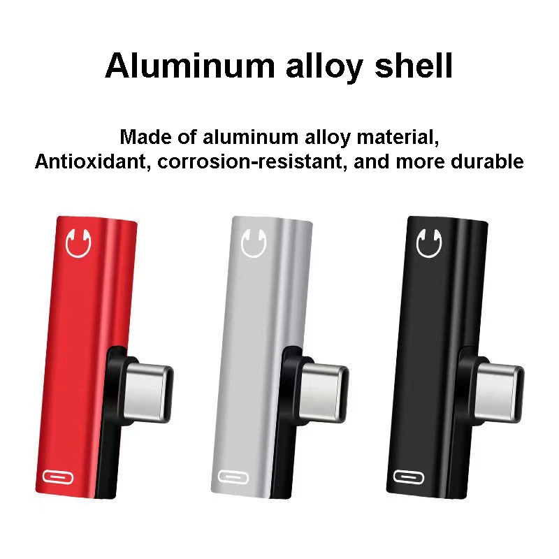 1Pcs Type C to 3.5mm Audio Converter Adapter USB Type Cable C to Headphone Converter Cable Earphone Aux Adapt 3.5 mm Jack Part