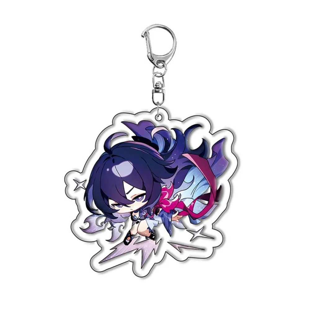 Hot Cartoon Game Anime Honkai: Star Rail Stand Figure Display Cosplay Charm Model Plat Anime Acrylic Keychain To Friend Gifts