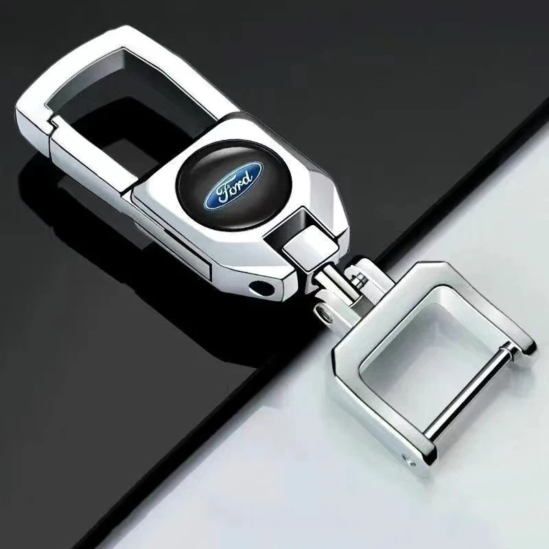 Alloy Car Styling Key Chain Creative Keyring For Ford F150 F250 Mondeo Focus MK3 Mk4 Mk5 C-MAX Fiesta Ranger Galaxy Fusion Kuga