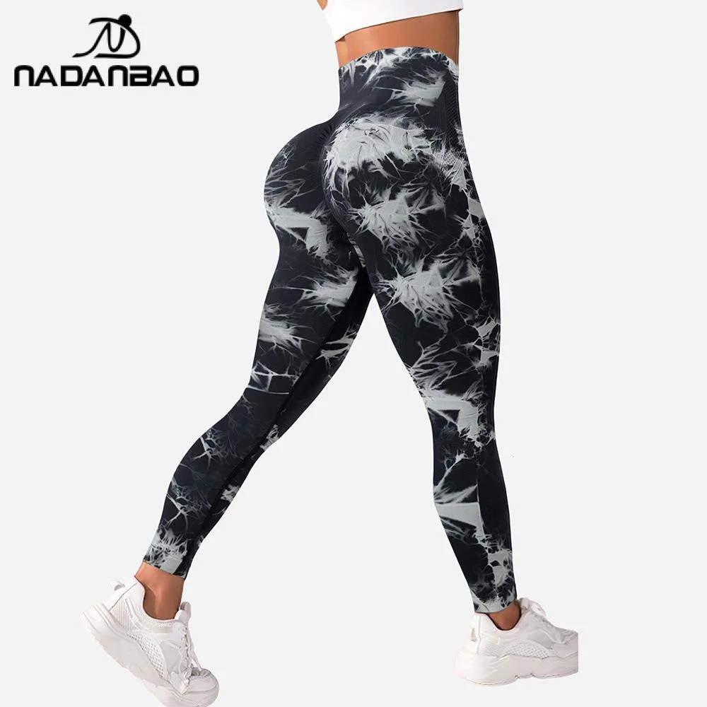 

Nadanbao Fashion Tie-Dye Yoga Leggings High Stretch Gym Leggings Yoga Tights Compression Pants Women's Clothing Sports 2025