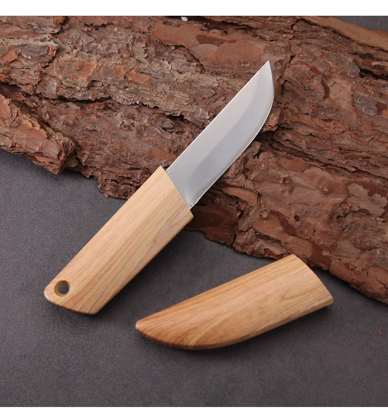 Kitchen Cleaver Camping Knife Fishing Barbecue Cutting Chef Cooking Tools Butcher Knife Stainless Steel Peeling Boning Cutter