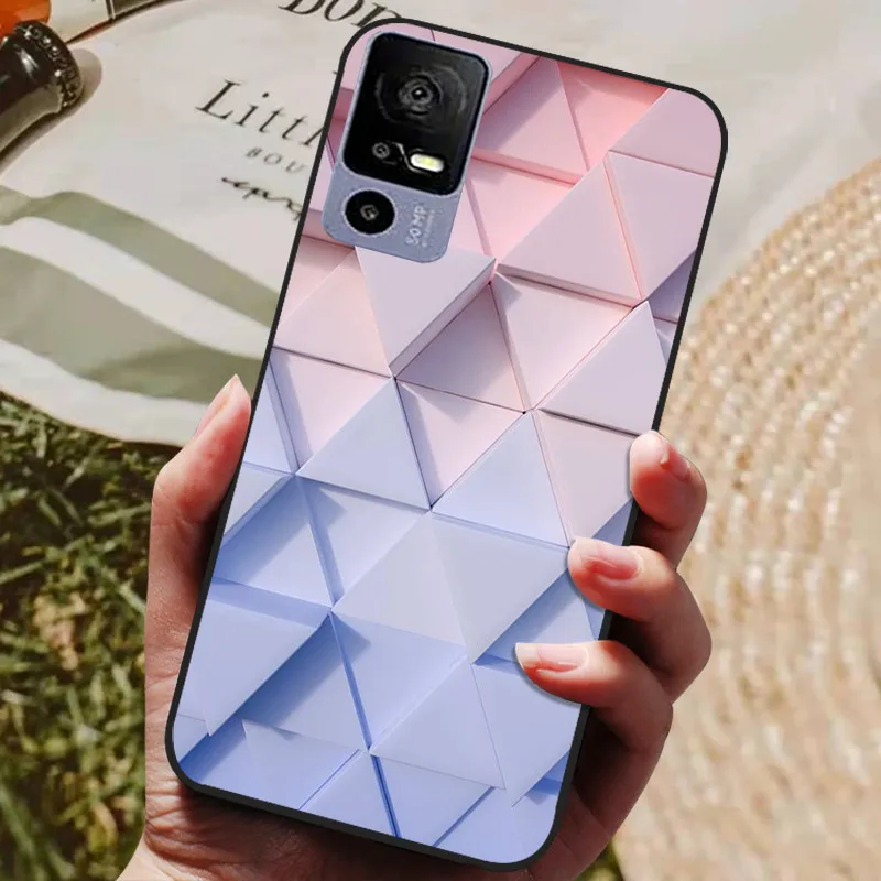 Phone Case For TCL 40R 5G Cases Soft Silicone Cover For TCL 40 R 5G T771A Fashion Case TCL40R 40R Coques Shockproof Shell