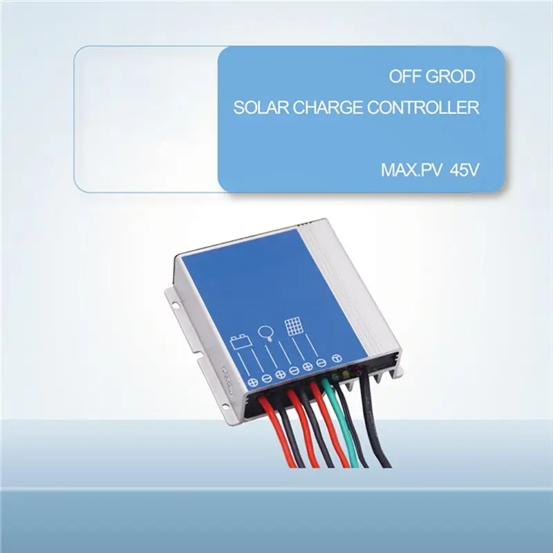 ABQU MPPT Solar Charge Controller 12V 10A 15A 20A IP67 Waterproof for Lifepo4 Lithium Battery