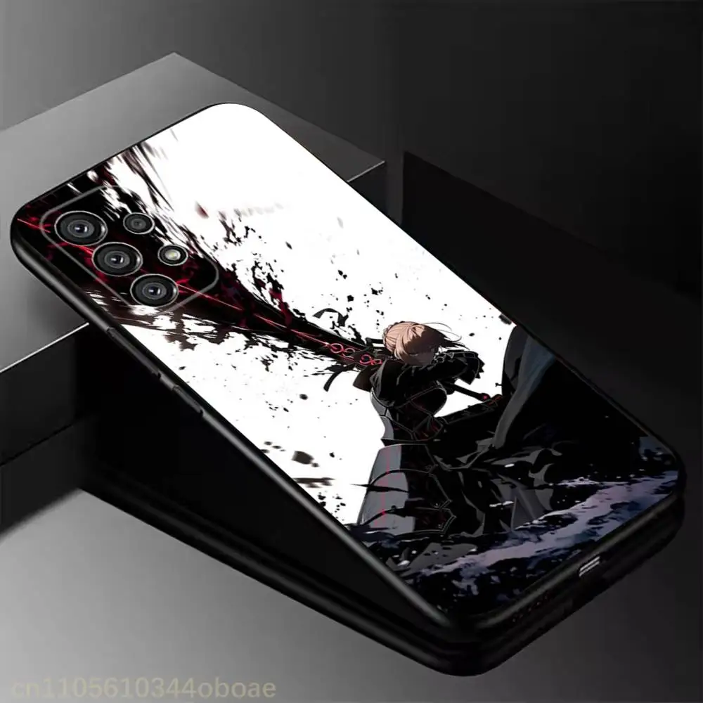 Fate A-Artoria Saber Excalibur Phone Case for Samsung Galaxy A20,21s,22,31,32,52,71,80,A91,5G Colorful Cover Smartphone Pretty