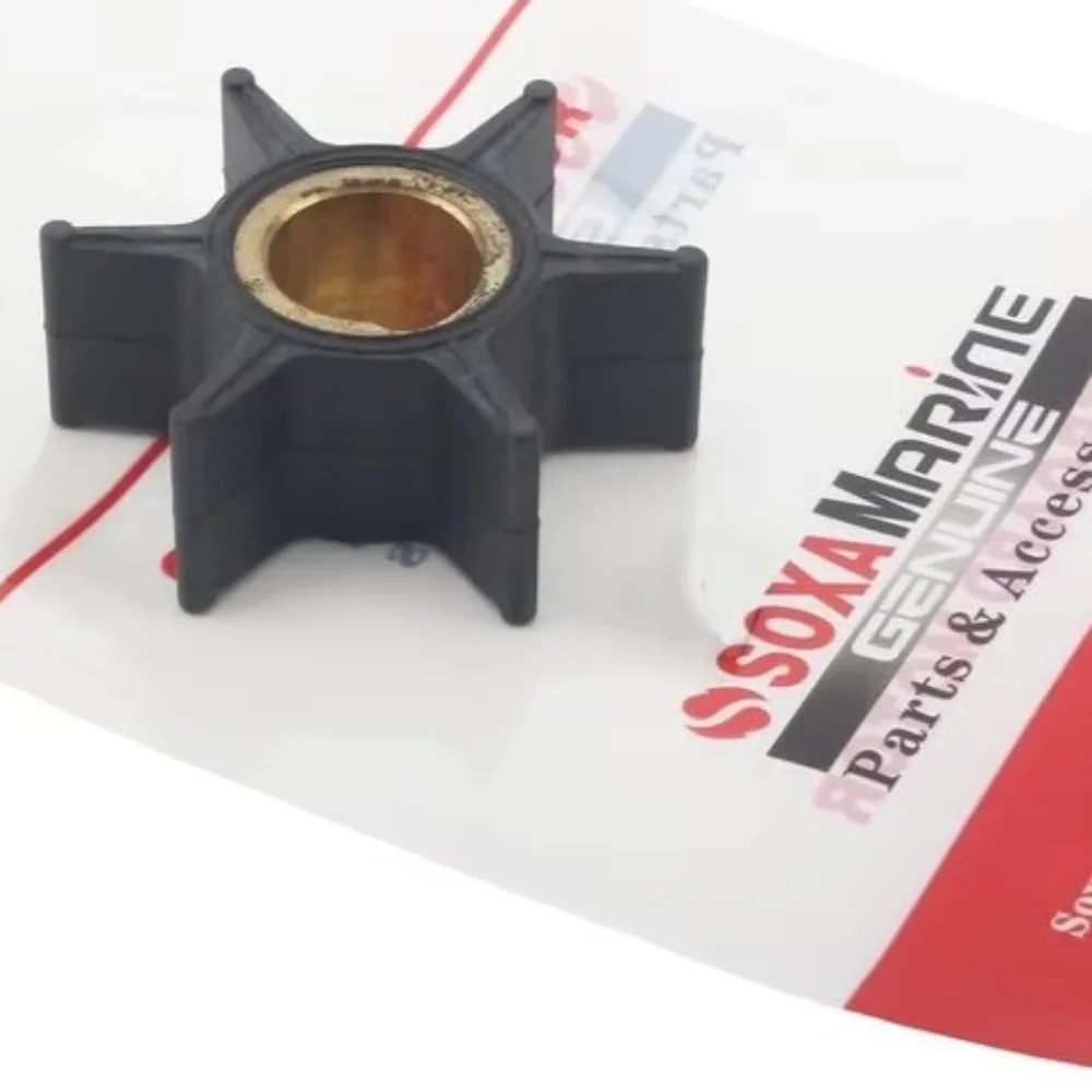 

395289 Резиновая крыльчатка водяного насоса для подвесного двигателя Evinrude Johnson OMC 20, 25, 28, 30, 35 л.с. 18-3051 777818 395265