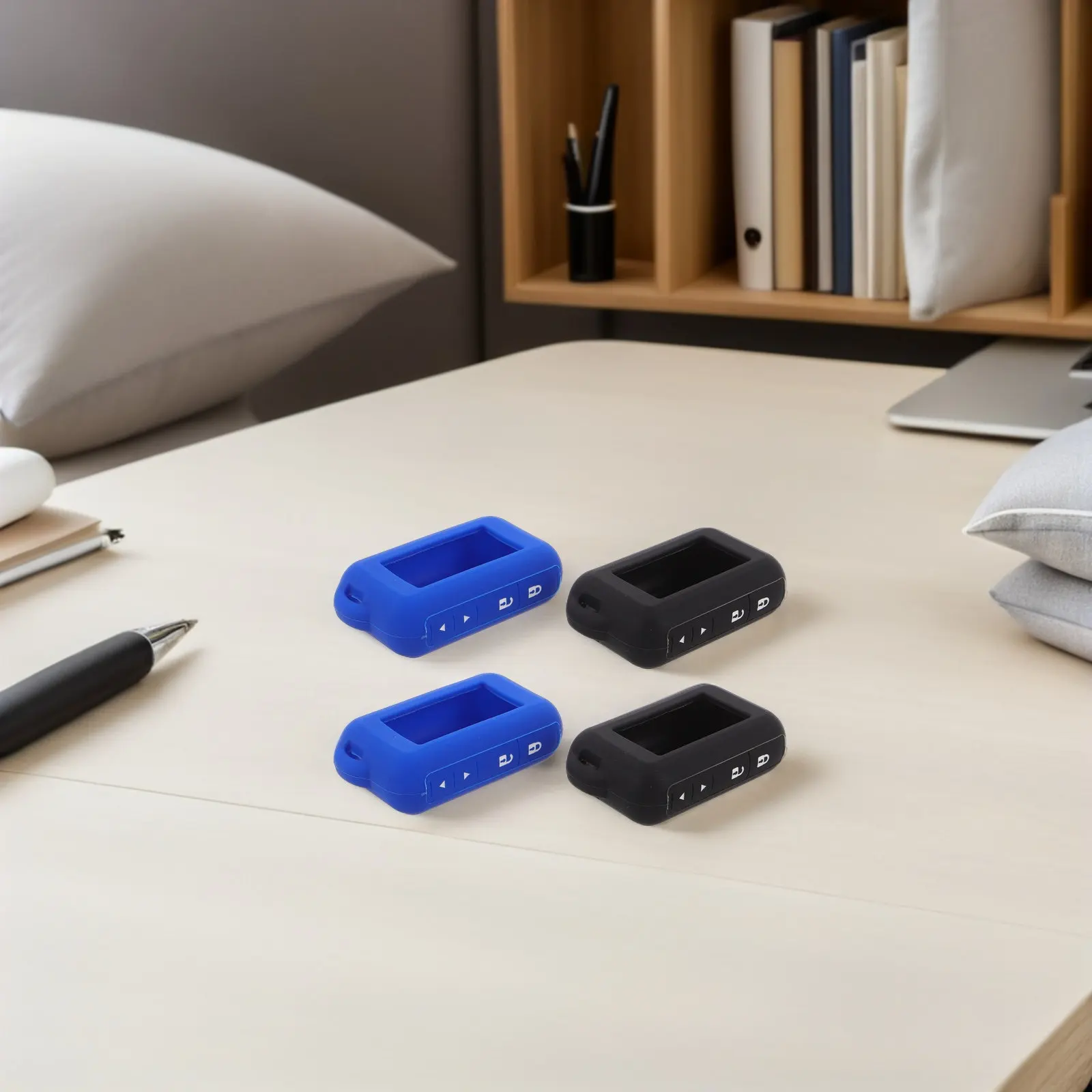 

4Pcs Car Key Fob Cover Silicone Remote Control Case Shell Replacement for Starline E91 E61 Drop Dust Scratch Protection