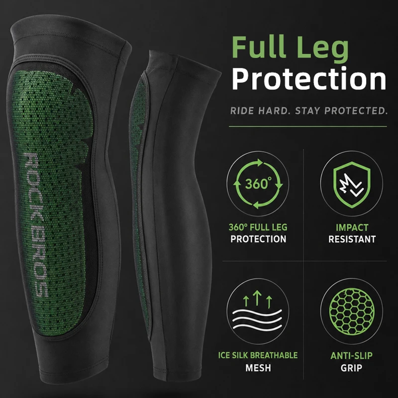 ROCKBROS Cool Sport Legs MTB Cycling Bicycle Knee Protective Gears Kneepad Knee Pads Hiking Football Camping Leggings Leg Sleeve view 6
