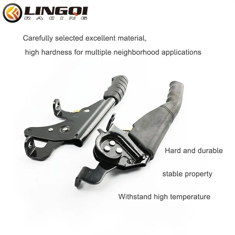 LINGQI Electric Tricycle Parts Handbrake Lever Go Kart Steering Wheel Hand Brake Set For Karting ATV Off Road Motorcycle