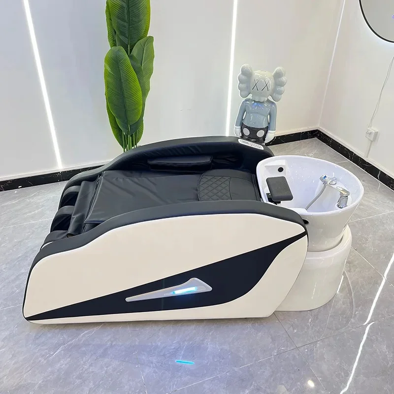 Wholesale Price Cheap Full Lying Massage Shampoo Bed Feet Can Be Lifted Firm Base Color logo Can Be Changed and Customized
