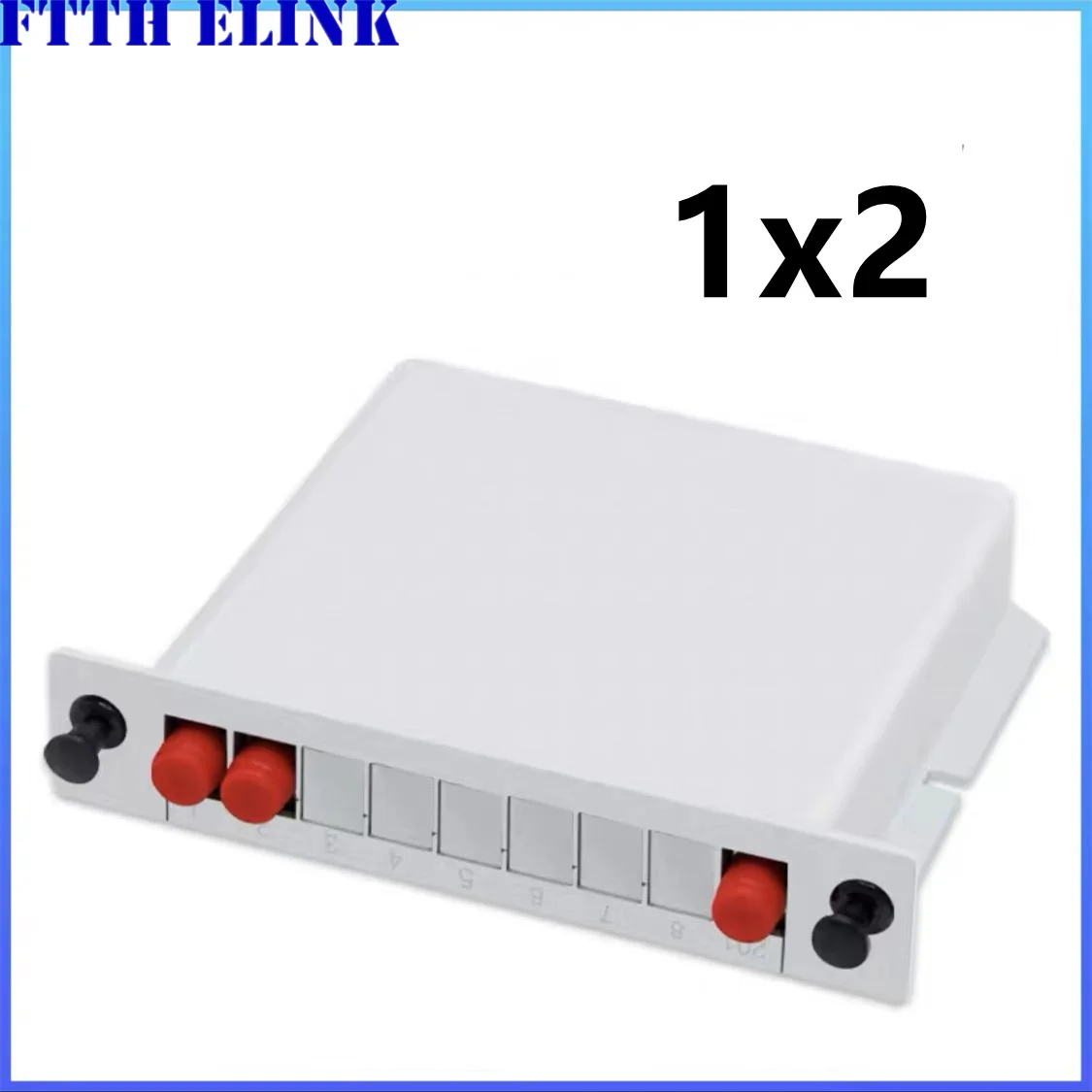 FC fiber splitter 5pcs SM LGX box 1*2 1*4 GEPON FTTH FC UPC 1*8 1*16 singlemode PLC optical fiber coupler Cassette Telecom GPON