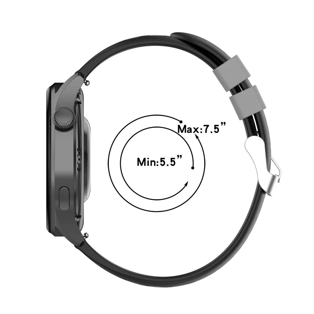 Sport Silicone Watchband 18mm For Realme Band 2 Strap and Clasp Smart Watch Band