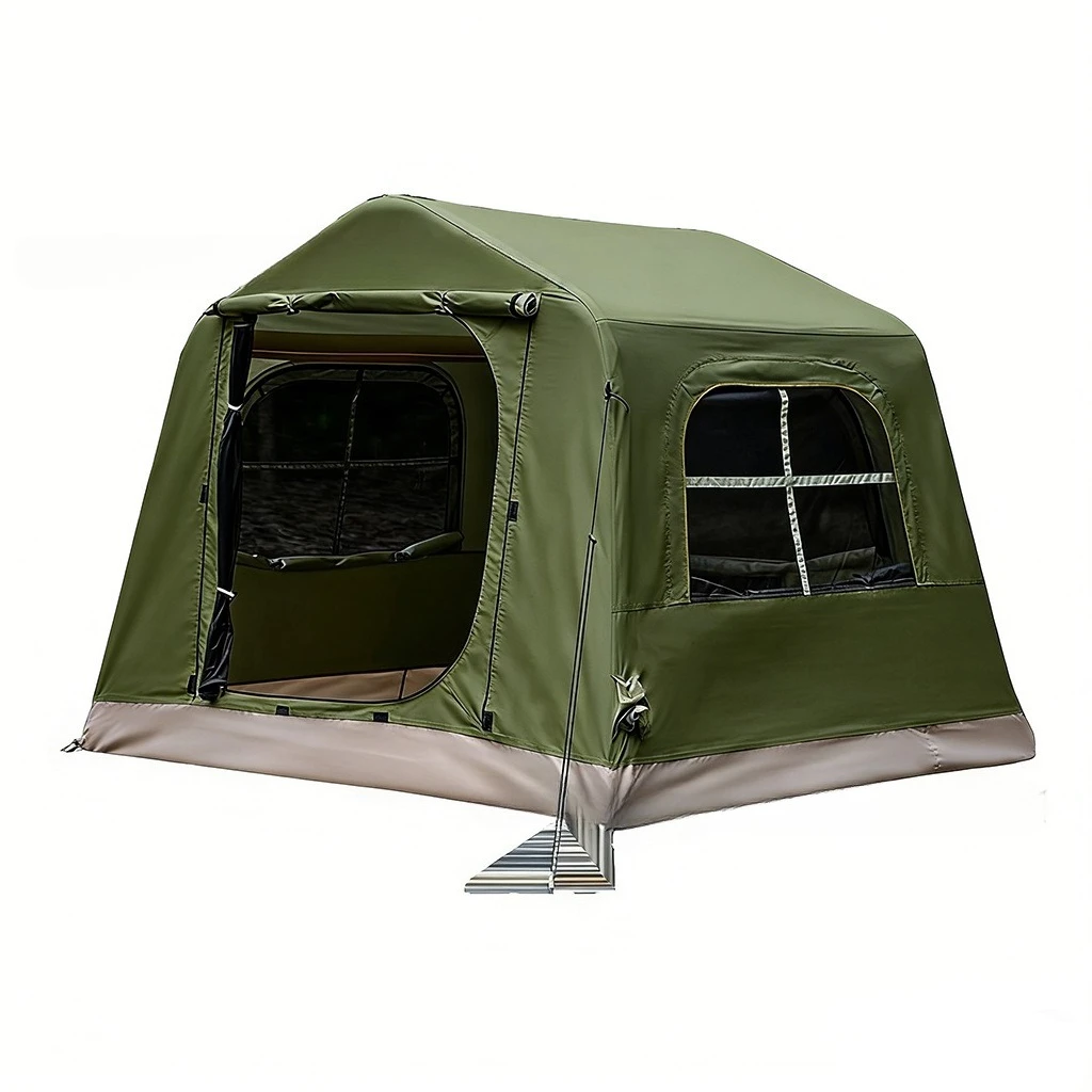 Inflatable tent 3.7 square meters double portable automatic construction outdoor air column hut inflatable tent