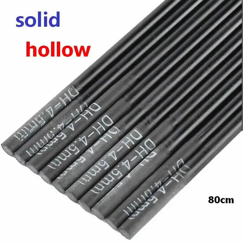 TP01 80cm 85cm SOLID or HOLLOW Replacing Fishing Rod Tip Tips Blanks Blank Top Section Thinnest Section