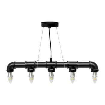 5燈水管吊燈工業蒸氣龐克風格吊燈閣樓咖啡廳家居裝飾 10 最佳銷售 蒸氣龐克燈 - №6