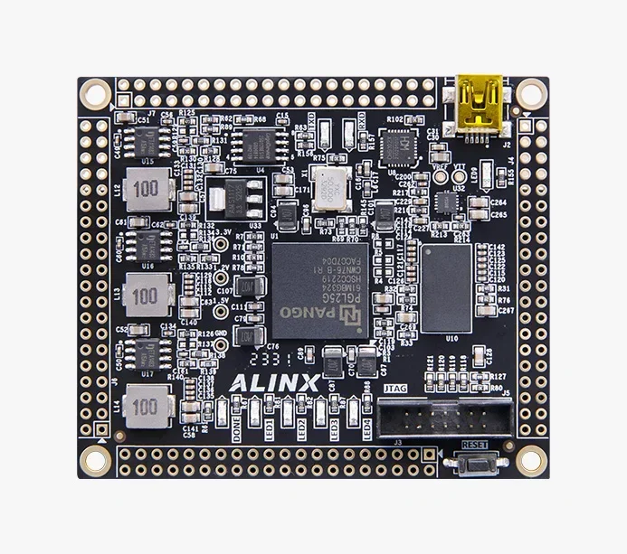 Imagem -02 - Alinx P25g: Logos Pangomicro Pgl22g Som Fpga Núcleo Board