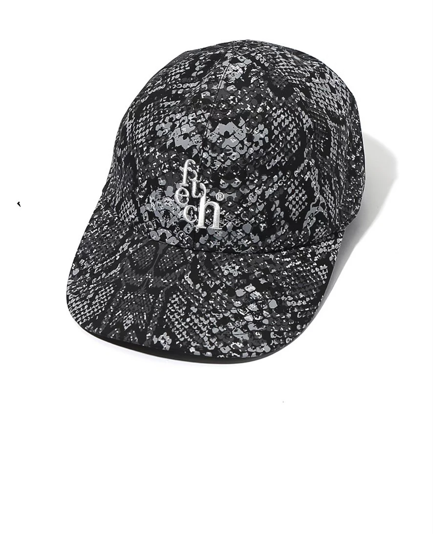 

Adjustable Snake Skin Pattern Embroidery Baseball Cap New 2023 Cotton Spring Faion Hat Accory
