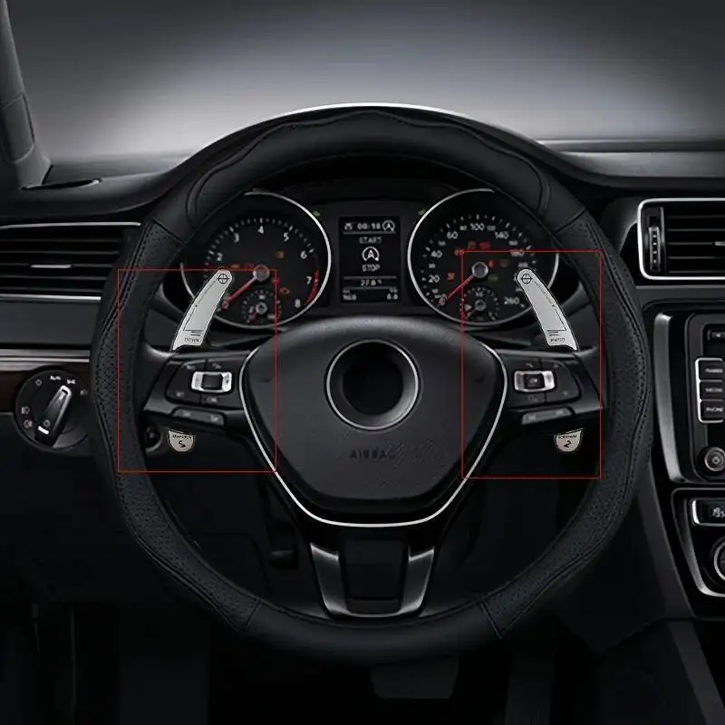 ملحقات السيارة لسيارة Volkswagen Tiguan Polo Golf 6 GTI Scirocco عجلة القيادة التحول مجداف تعديل ومجداف التحول الممتد