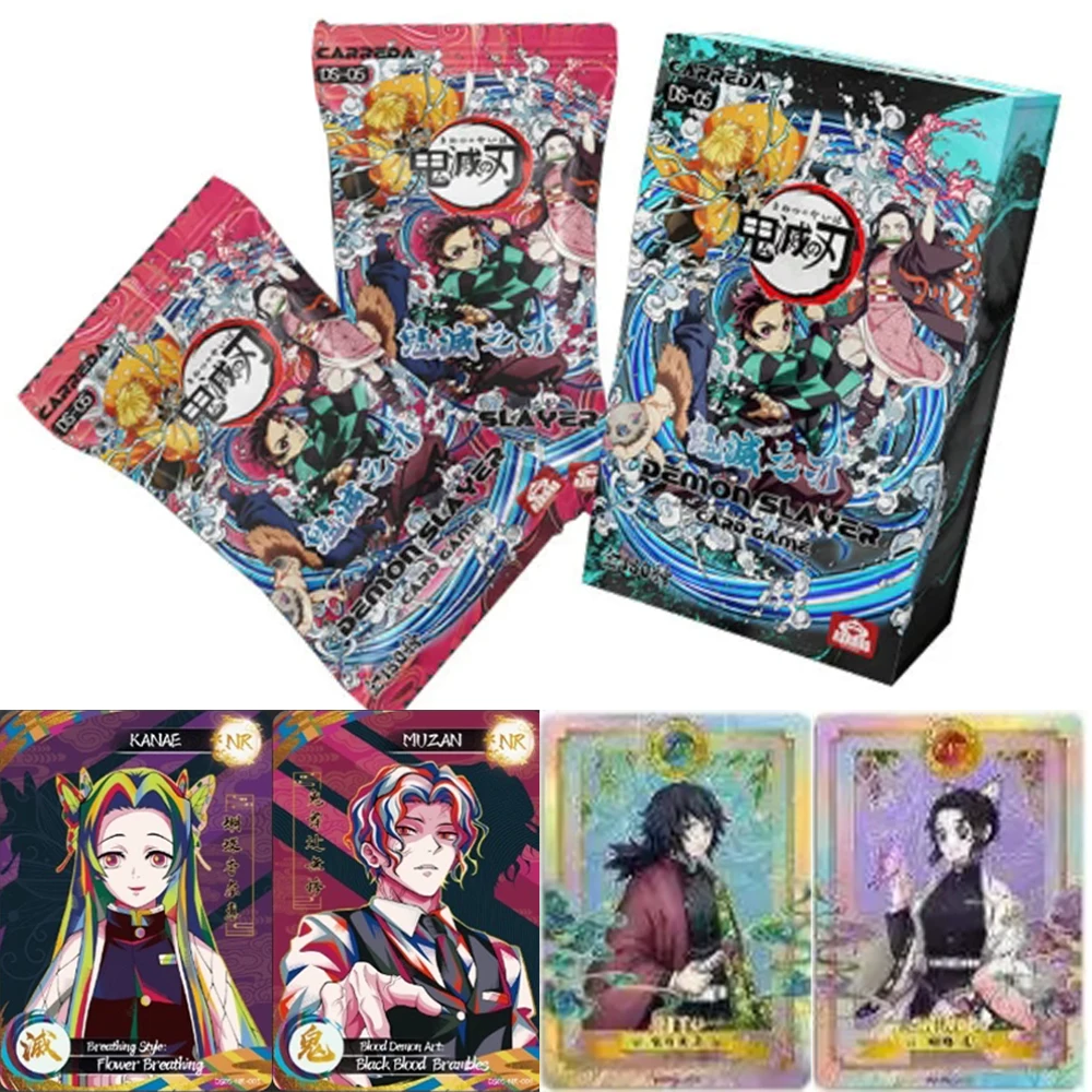

Demon Slayer Card Apocalypse Series English Version Tanjirou Nezuko Kanroji Limited SGR Card Anime Peripheral Collection Cards