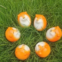 2023 New Funny Creative Mini Cute Flash PU Dog Egg Doll Soft Slow Rebound Stress Relief Toy Spoof Shiba Inu Kawaii Gift Kids Toy