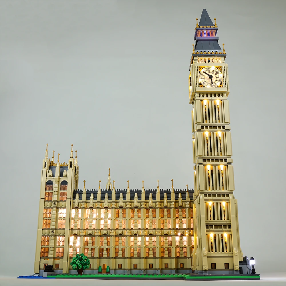 Led Light Kit For Creator 10253 City StreetView London Big Ben Bell Tower Building Blocks DIY Kid Lamp Toy Kit Not Include Model