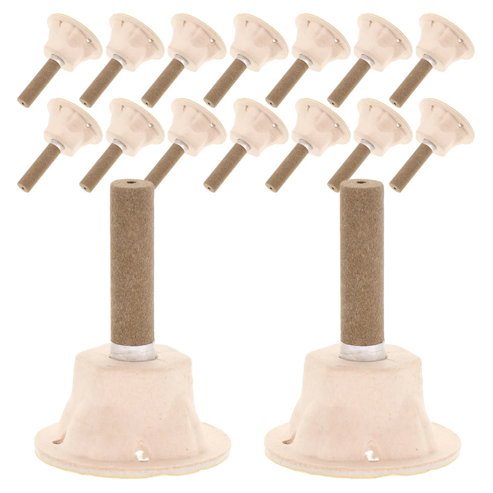

50Pcs Thickened Moxibustion Stick with Integrated Base Easy-Use Portable Moxa Stick for Home Office Salon Pure Mugwort